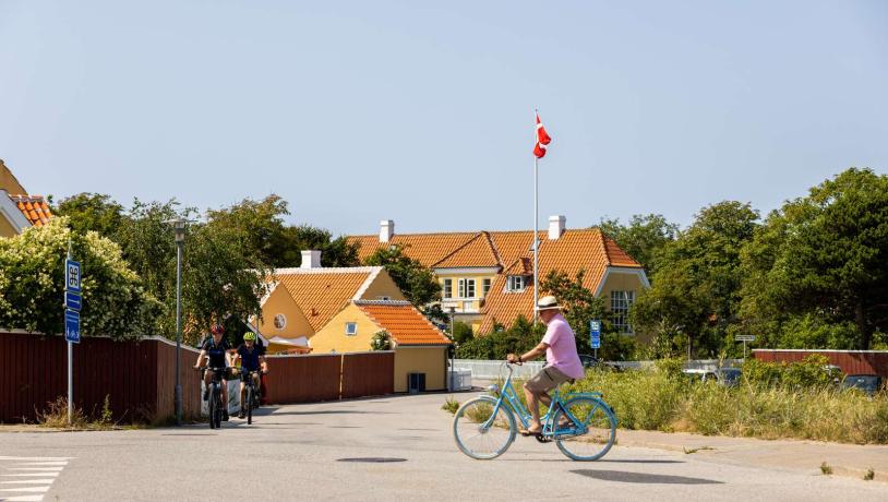 Cyklist i Skagen