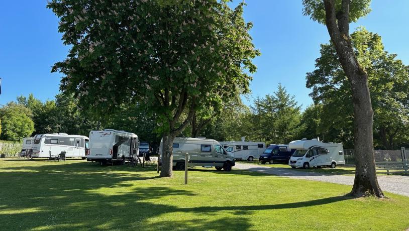 Gæst rundellen på Strandparken Camping 