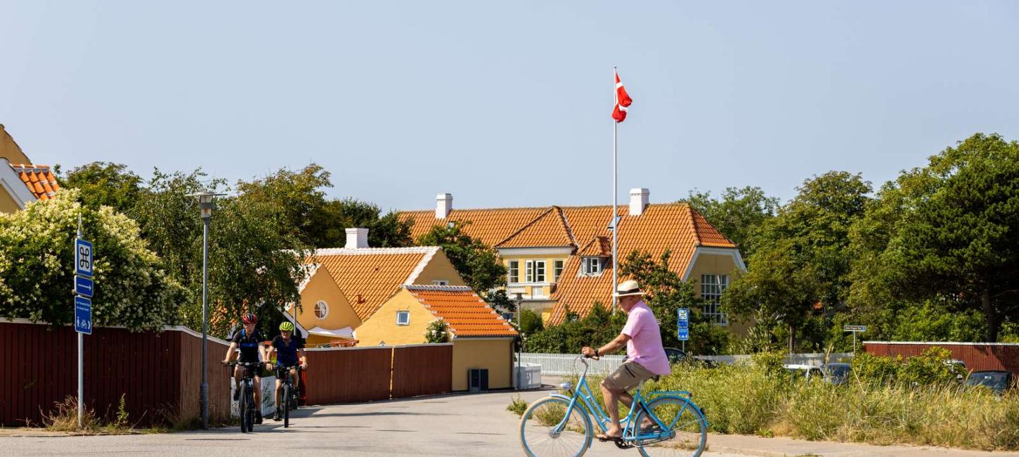 Cyklist i Skagen