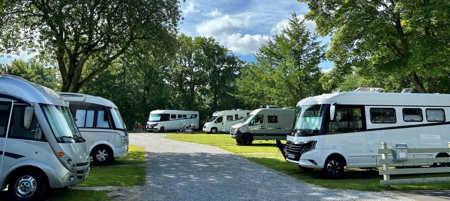 Gæst rundellen på Strandparken Camping 