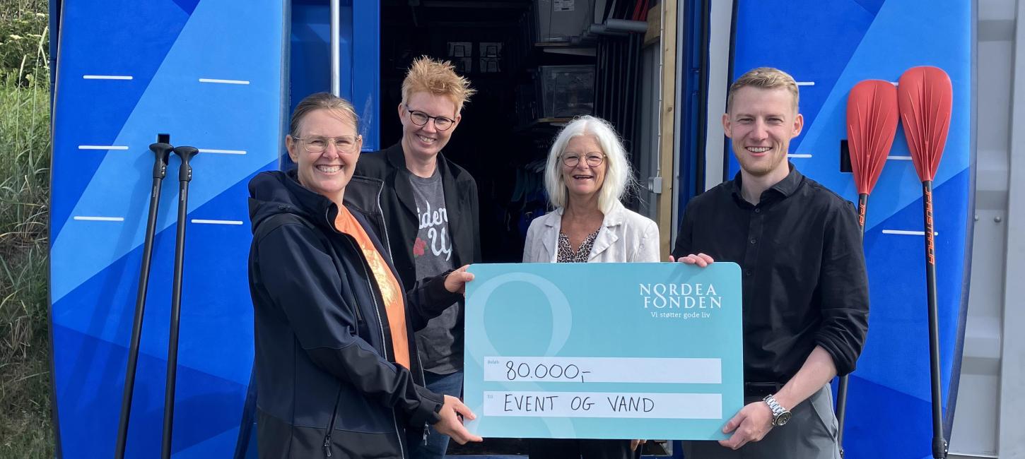 Nordjysk SUP- og Vandfestival modtager flot donation fra Nordea-fonden